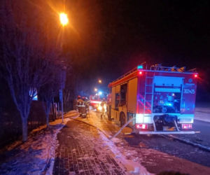 Pożar szkoły w Prawiednikach. Ponad 40 strażaków w akcji!