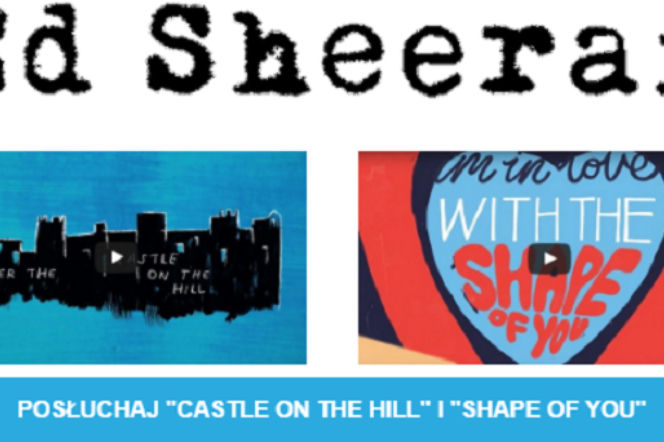 Ed Sheeran zaskoczył wszystkich. Dwa nowe single wokalisty w sieci
