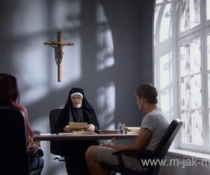 	M jak miłość odc. 1033. Aleksandra (Małgorzata Pieczyńska), Marcin (Mikołaj Roznerski)