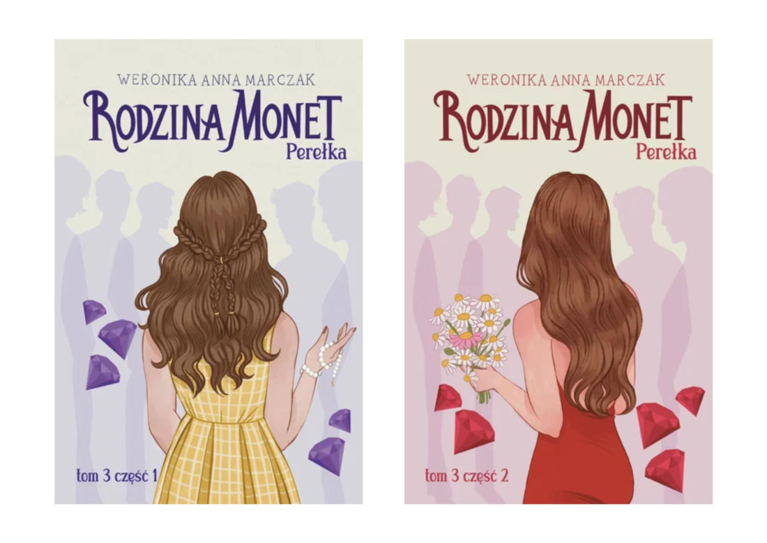 Rodzina Monet - wszystkie okładki książek o przygodach Hailie Monet!