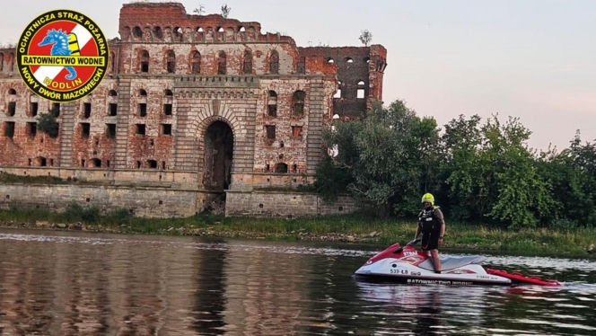 Zwłoki w Wiśle przy ujściu Narwi