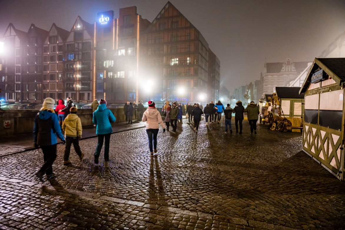 Sylwester 2020. Gdańsk opustoszał! ZIelony Most [ZDJĘCIA]