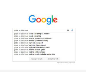 Rzeszów w Google