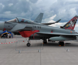 Niemiecki samolot Eurofighter Typhoon