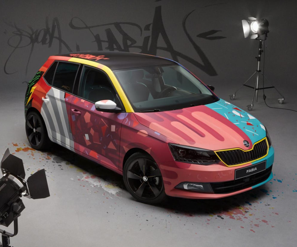 Skoda Fabia Street Art