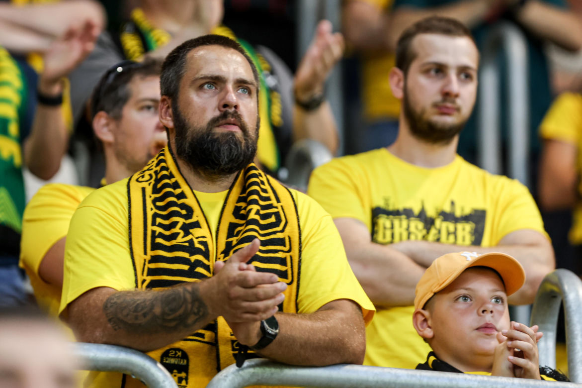 Zdjęcia kibiców z meczu GKS Katowice - MSK Żilina