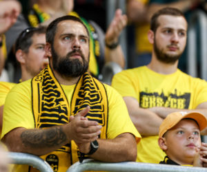 Zdjęcia kibiców z meczu GKS Katowice - MSK Żilina