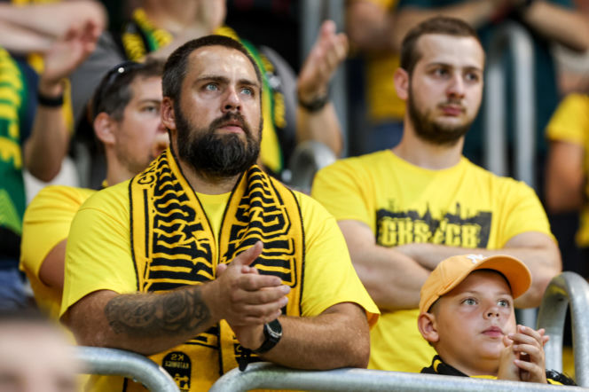 Zdjęcia kibiców z meczu GKS Katowice - MSK Żilina