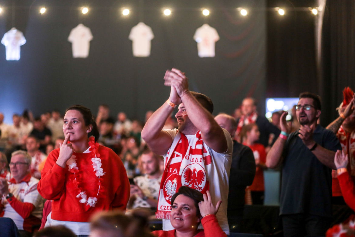 Polska - Arabia Saudyjska w strefie kibica na Stadionie Śląskim
