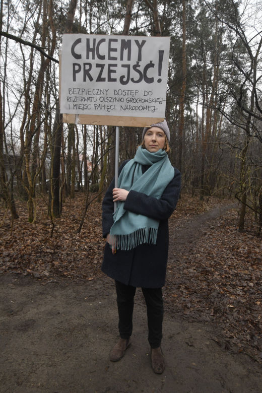 Rocznica bitwy pod Olszynką Grochowską. Mieszkańcy zorganizowali protest. „Nie odcinajcie nas od rezerwatu”
