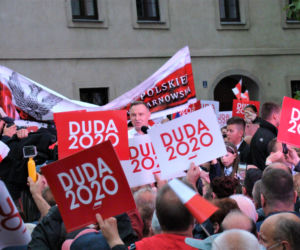 Protest podczas wizyty Adrzeja Dudy