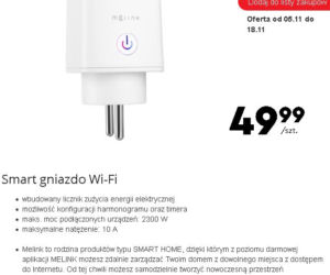 Gniazdo smart Wi-Fi MELINK - cena: 49,99 zł.