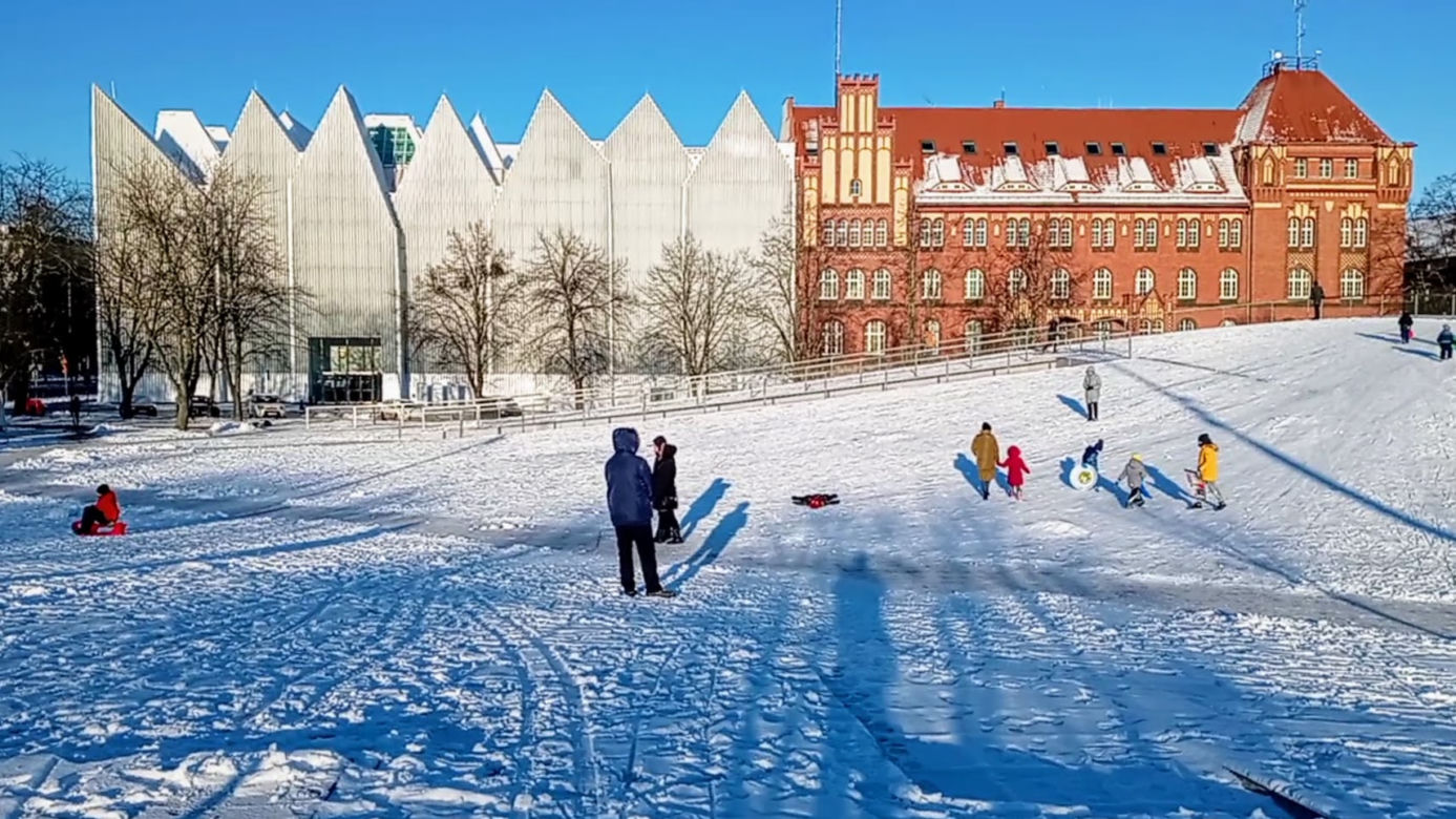 Białe święta w Szczecinie