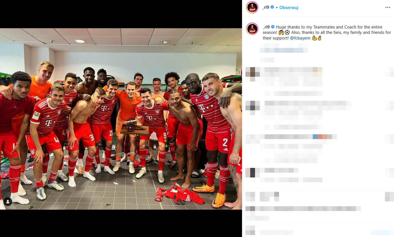 Robert Lewandowski odejdzie z Bayernu?! To mogą być ostatnie zdjęcia w barwach mistrza Niemiec