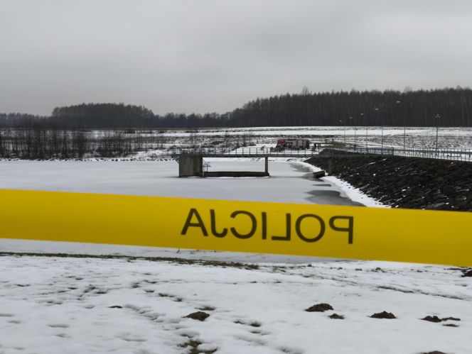 Symulacja akcji ratunkowej na zbiorniku Korzeń w Skrzyszowie