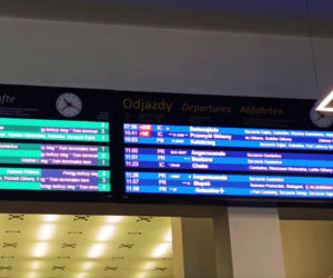 Awaria na dworcu w Szczecinie