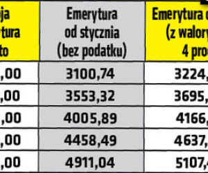 Emerytury wzrosną co najmniej o 50 zł