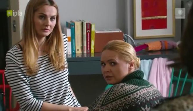 Przyjaciółki 3 sezon odc. 35.  Inga (Małgorzata Socha), Anka (Magdalena Stużyńska)