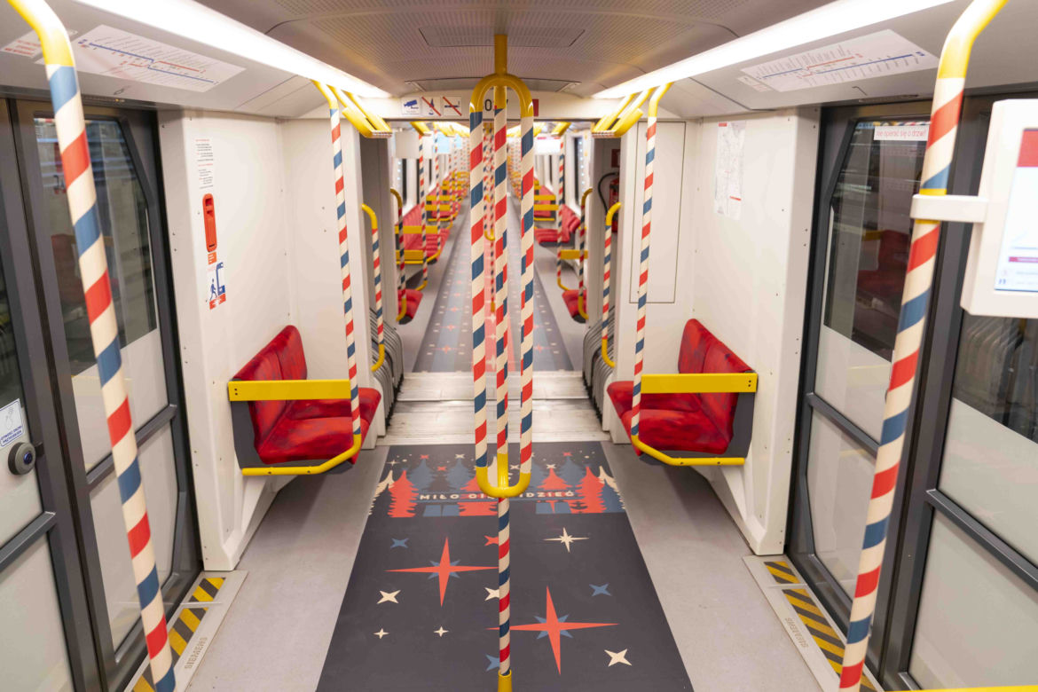 Świąteczne metro ruszyło na trasę!