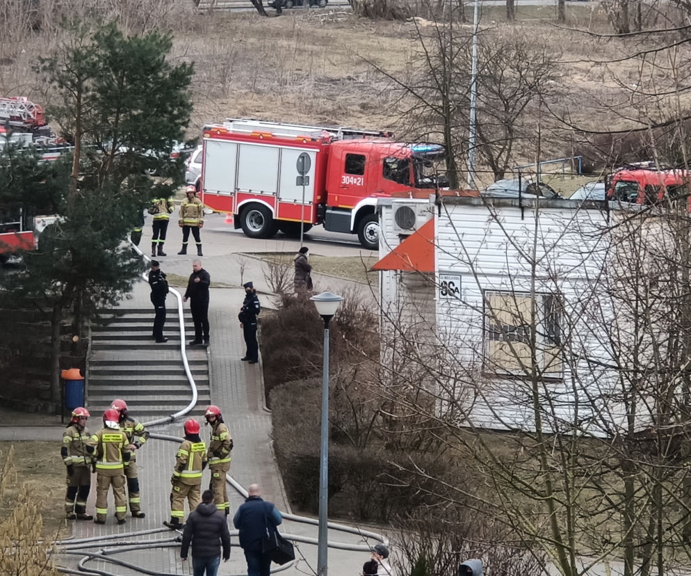 pożar klatki
