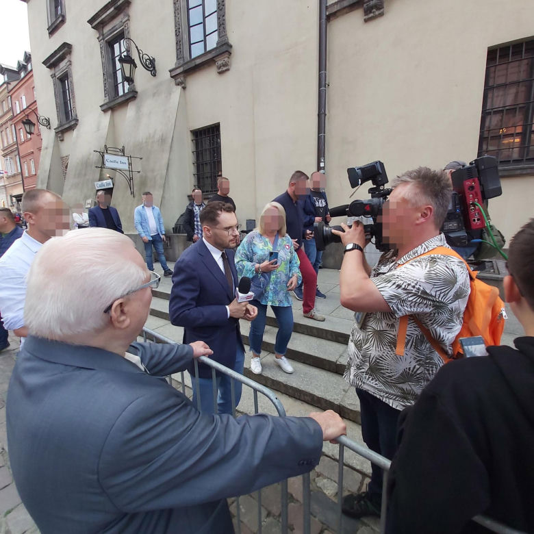 Lech Wałęsa pokazał kulisy manifestacji z 4.06