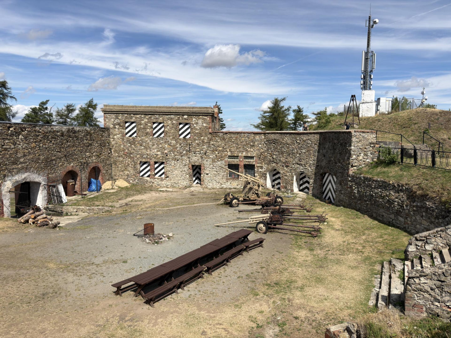 Fort Spitzberg-Ostróg. Tutaj Niemcy więzili Unruga i Giertycha