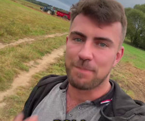 Rolnik influencer opowiedział o dramacie. Ktoś ukradł mu gnój z pola