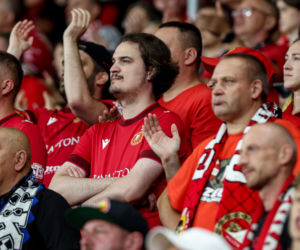 Widzew Łódź - Lech Poznań: Zdjęcia kibiców z meczu 6. kolejki PKO BP Ekstraklasy