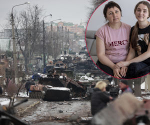 Piękna Wiktoria uciekała z mamą z bombardowanego Kijowa 