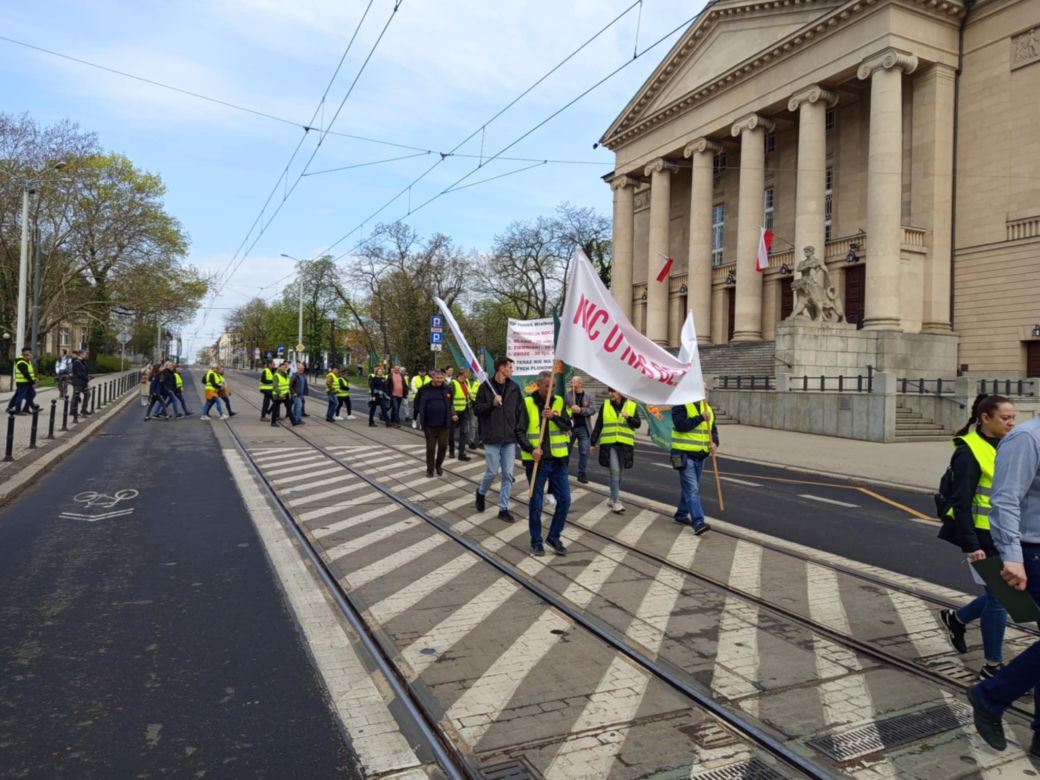 Protest rolników w Poznaniu. 14.04