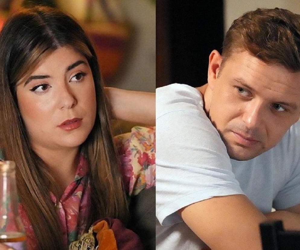 Natalia Zambrzycka jako Agata i Marek Molak jako Hubert z serialu Barwy szczęścia w trakcie kłótni o wyprowadzkę Agaty, Hubert zarzuca jej mieszkanie za darmo. Więcej o tym konflikcie na stronie Super Seriale.