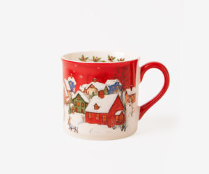 Naczynia z motywem świąteczym