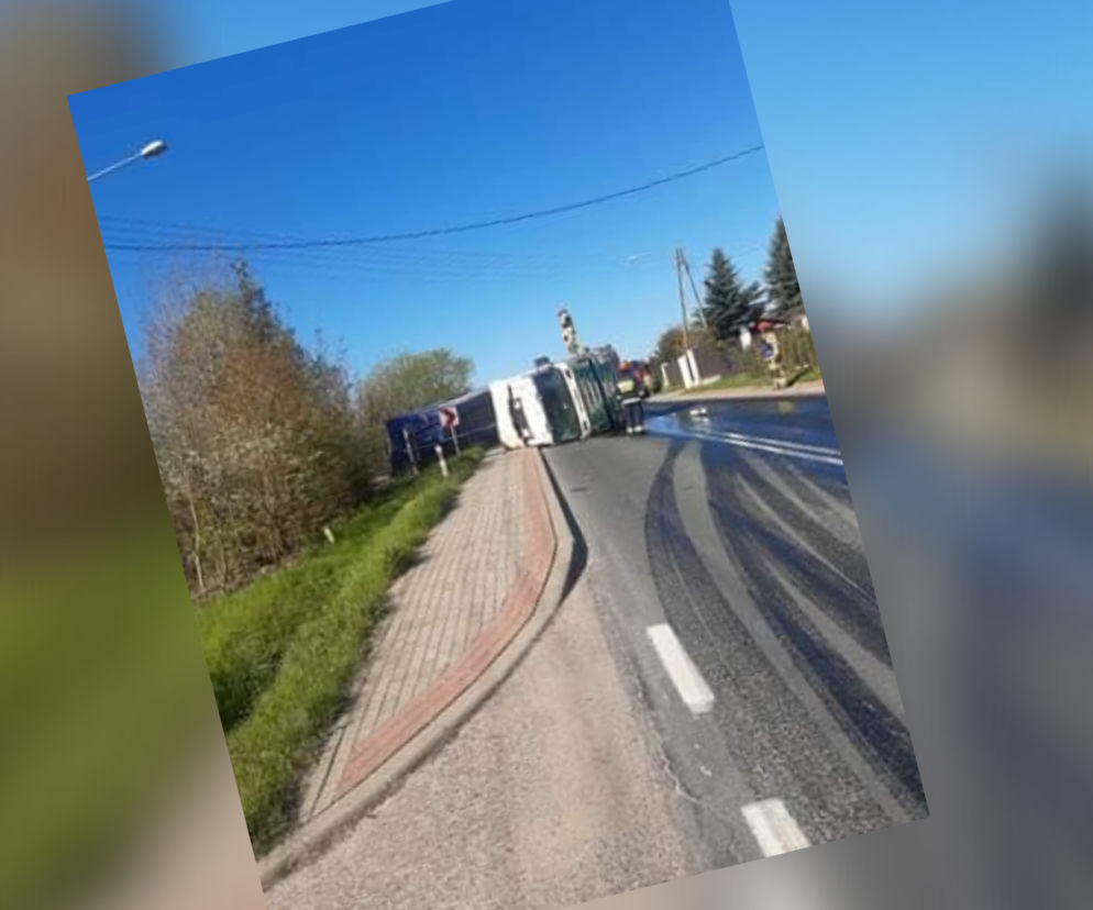 Inulec. Wypadek na DK 16. Są utrudnienia na trasie Mrągowo - Mikołajki