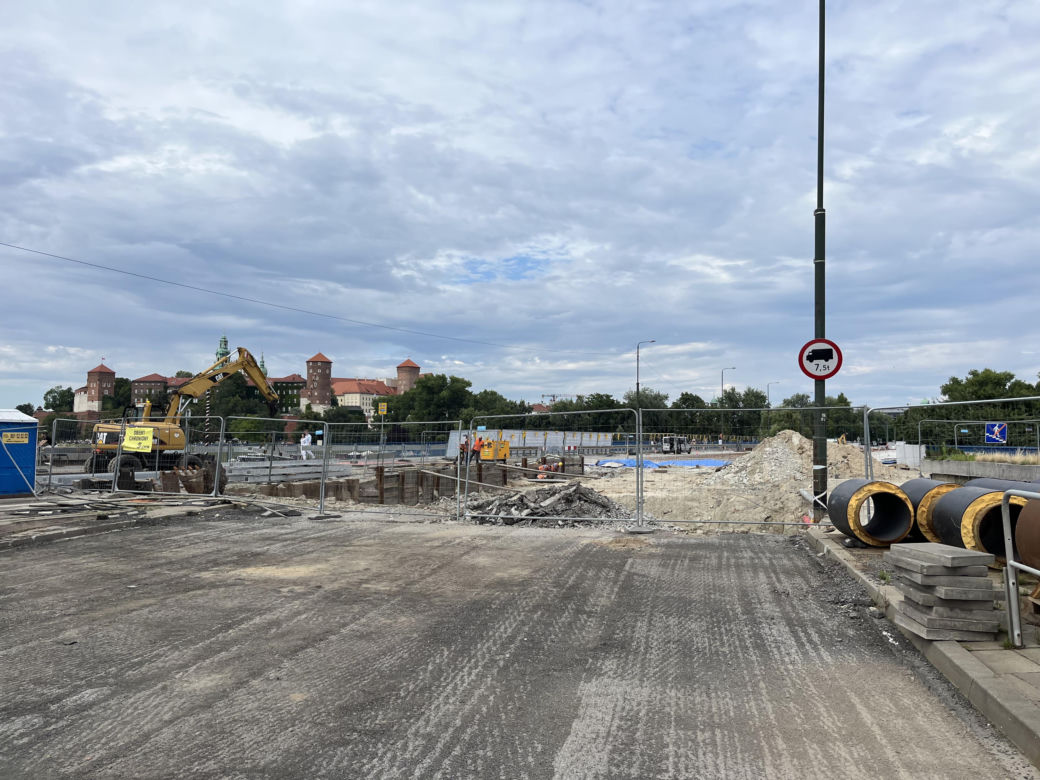 Remont mostu Grunwaldzkiego w Krakowie