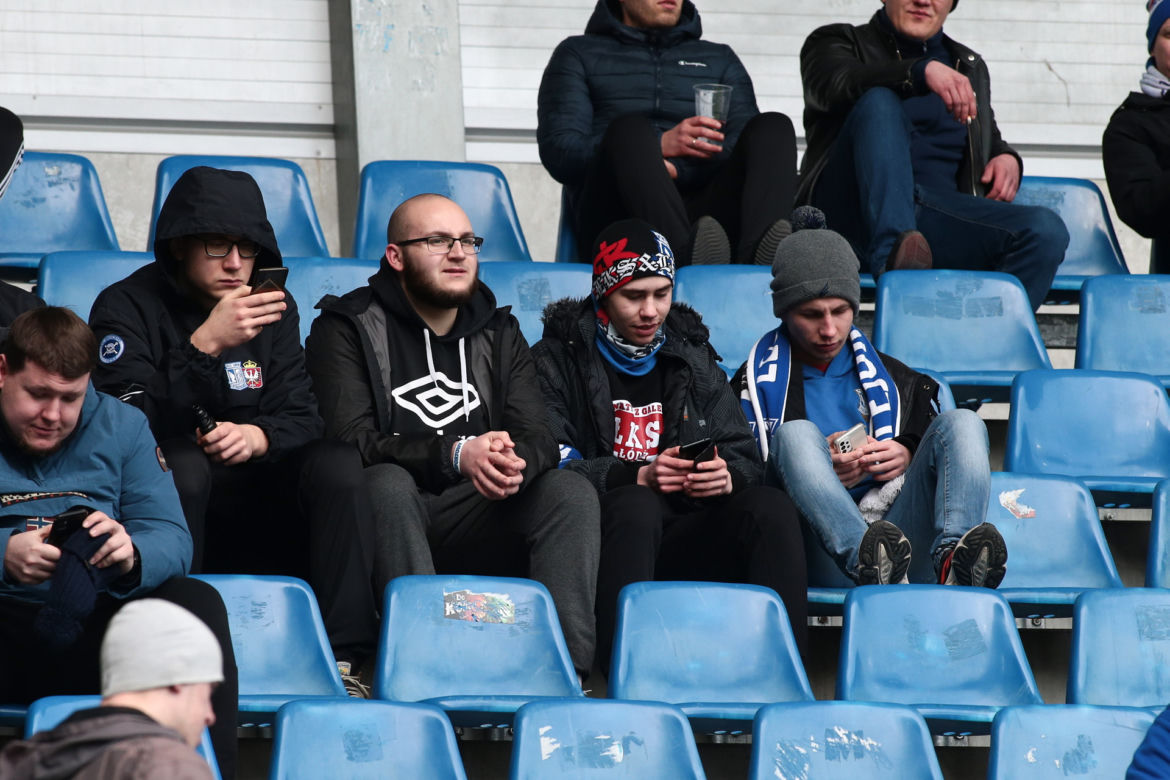 Piast Gliwice - Lech Poznań ZDJĘCIA KIBICÓW 