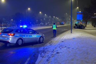 Wypadek w Wilanowie. Zginął kierowca