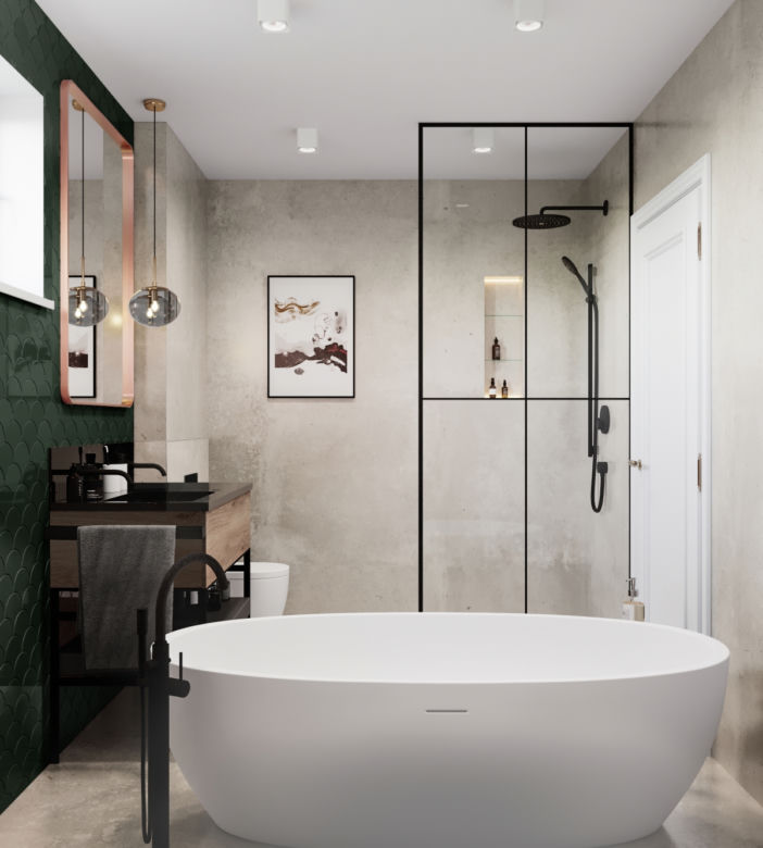 Vintage loft – projekt domu w Warszawie