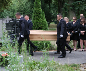 Pogrzeb tragicznie zmarłego motocyklisty z Pragi