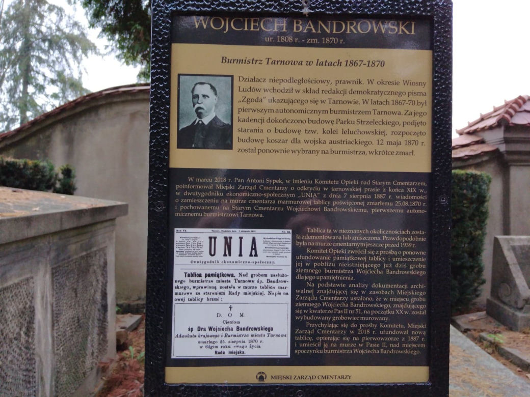 Grób Wojciecha Bandrowskiego