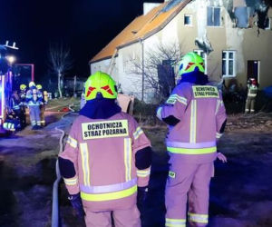 Dwie osoby zginęły w pożarze! Wielka tragedia pod Bartoszycami [ZDJĘCIA]