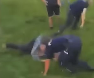 Pobili policjantów w Pastuchowie