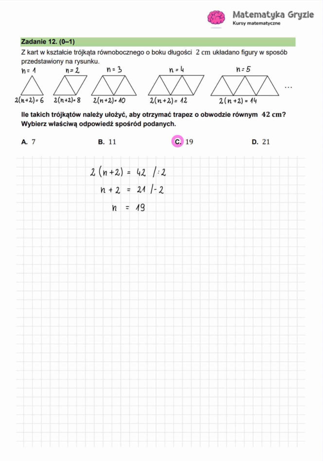 Próbny egzamin ósmoklasisty 2026 matematyka: ODPOWIEDZI