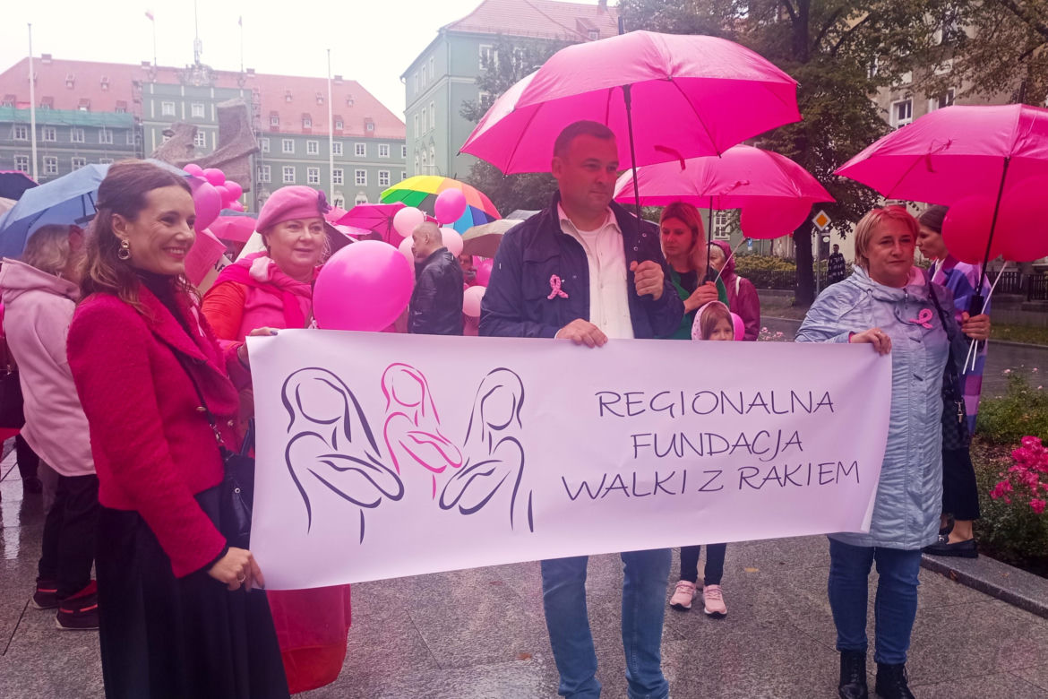 Marsz Różowej Wstążki w Szczecinie