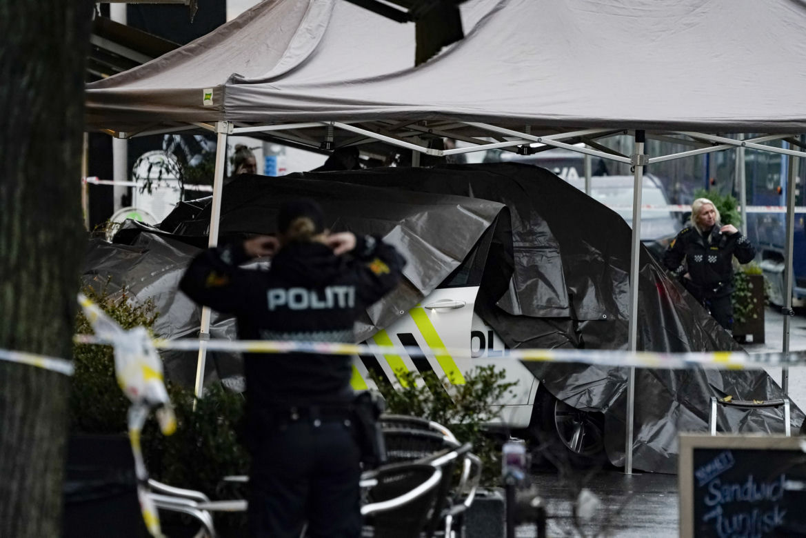 Nożownik grasował po ulicach Oslo. Został zastrzelony