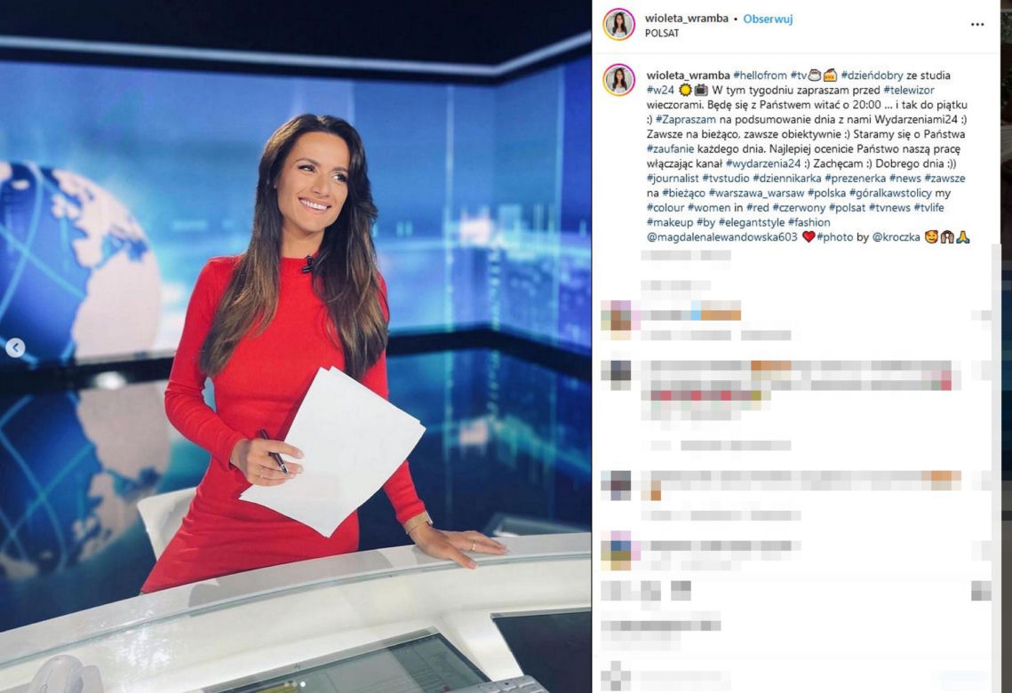 WIoleta Wramba  Prezenterka TVP Info zakrywa tatuaże na wizji