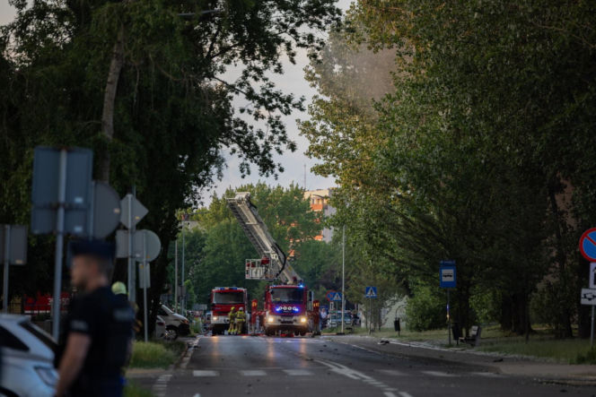 Wielki pożar w Płocku (1.06.2026)