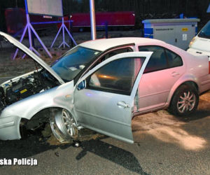 Wypadek na rondzie Św. Urbana w Zielonej Górze
