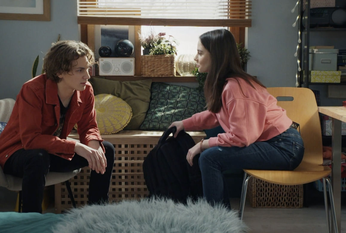 M jak miłość, odcinek 1728: Wojtek (Aleksander Szeląg), Basia (Karina Woźniak)