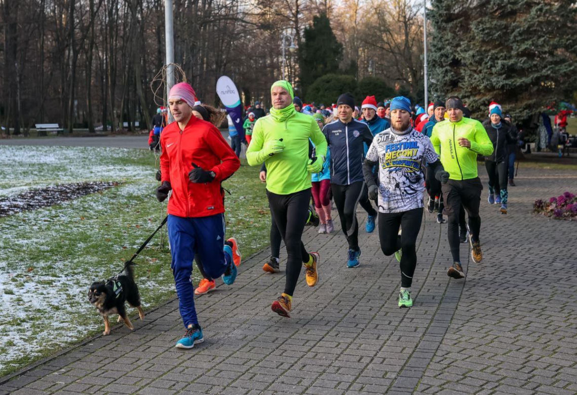 Parkrun Katowice w Parku Kościuszki