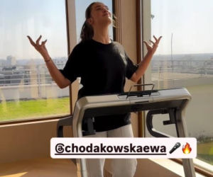 Alicja Szemplińska trenuje z Chodakowską